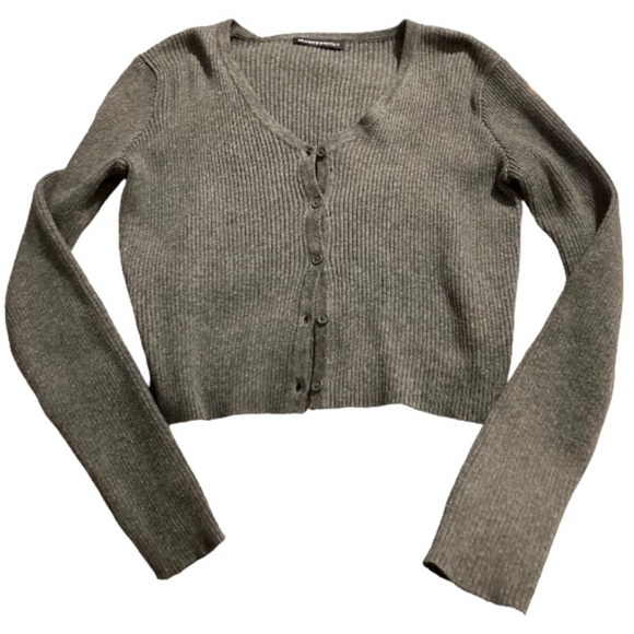 Brandy Melville Shannon Sweater in Dark Grey - Picture 3 of 7